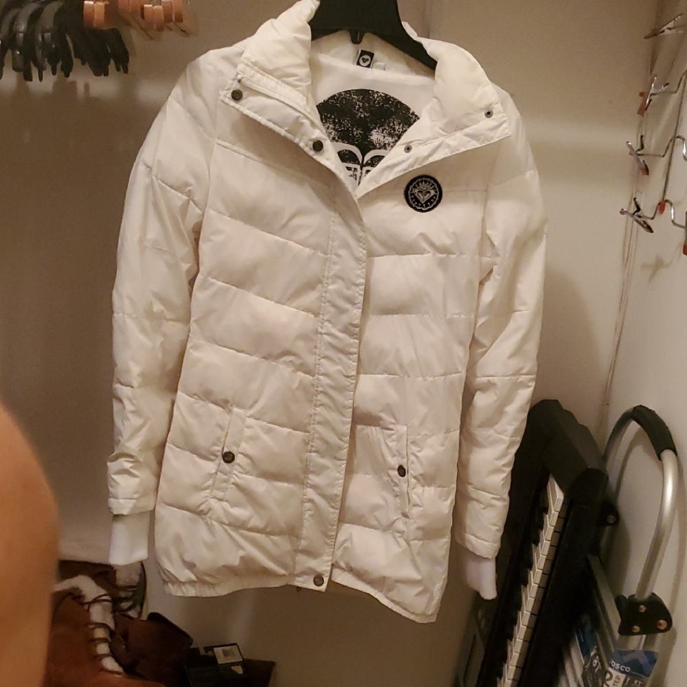 Roxy Women's Snow White Puffer Jacket